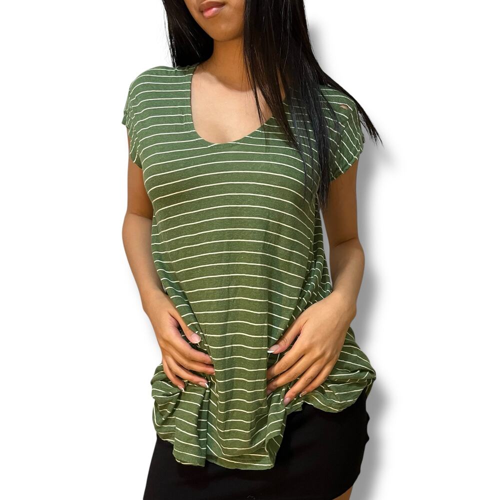 Plantation by Issey Miyake Stripe Blouse